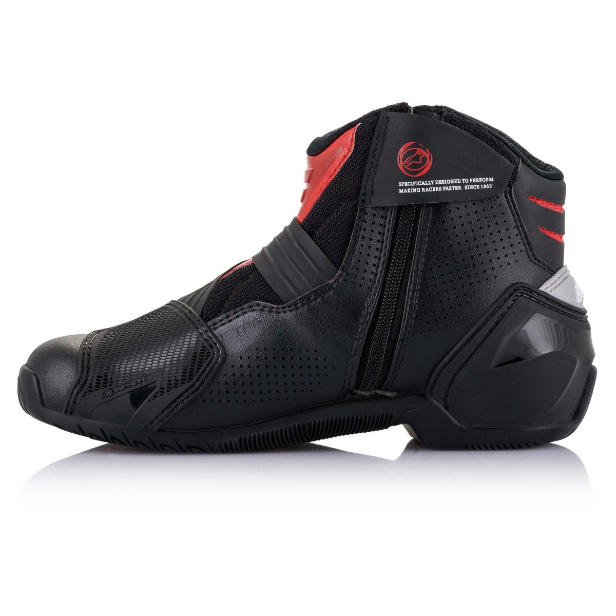 МОТО БОТИ ALPINESTARS SMX-1 R V2 VENTED BLACK/RED - Image 3