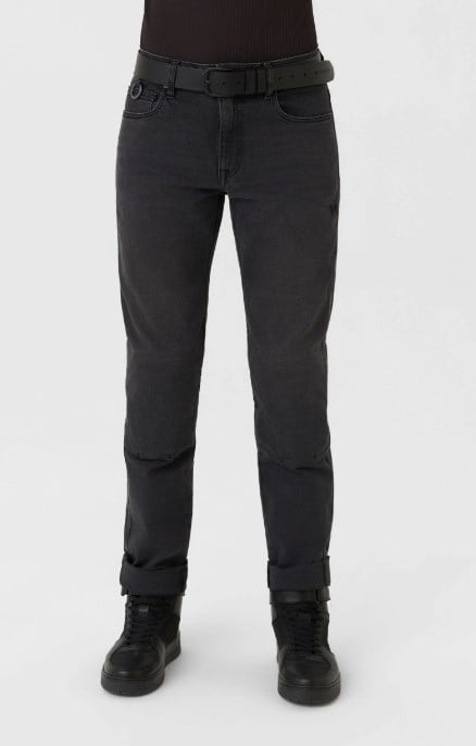 333555666-1.jpg Мото дънки PANDO MOTO ROBBY BLACK LONG- Slim-fit Cordura® - Image 1