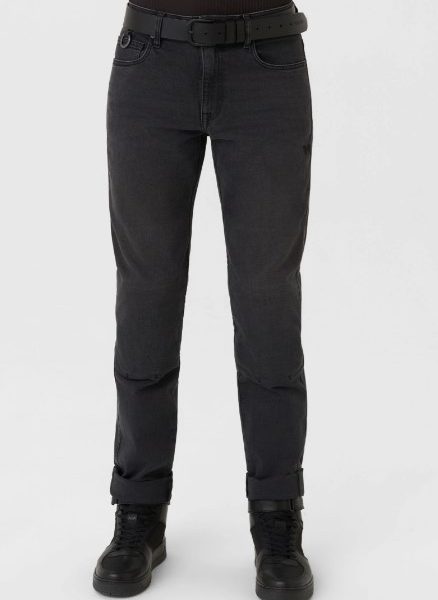 Мото дънки PANDO MOTO ROBBY BLACK - Slim-fit Cordura®