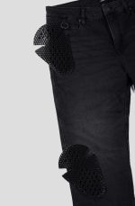 Мото дънки PANDO MOTO ROBBY BLACK - Slim-fit Cordura® - Image 5