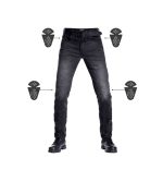 Мото дънки PANDO MOTO ROBBY BLACK - Slim-fit Cordura® - Image 6