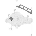 Стойка за куфар SW-MOTECH LUGGAGE ADVENTURE-RACK AD 1