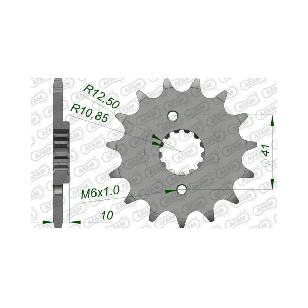 Преден зъбак 15 Зъба/ 520 Honda FMX 650 05-08, FX650 99-03, NX500/650, SLR650