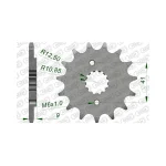 Преден зъбак 14 Зъба/ 520 Honda XR650L 93-23, TRX400X 09-15, TRX400EX 05-08, XR600R 91-00