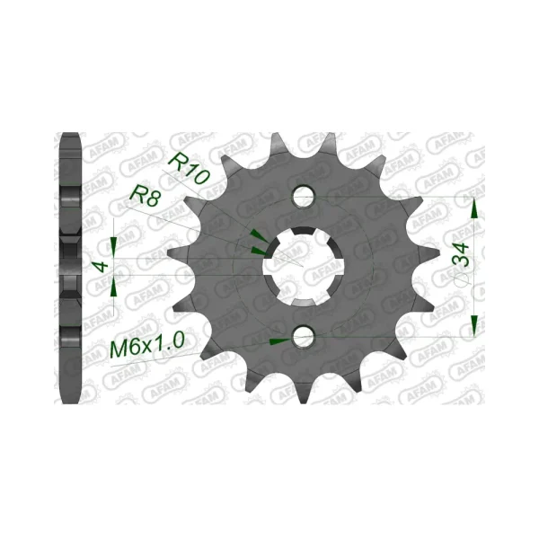 Преден зъбак 16 Зъба/ 428 Yamaha MT125 20-25, XSR125 21-25; Beta RR125 08-09; Suzuki DR125SM 08-13