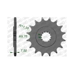 Преден зъбак 15 Зъба/ 520 Suzuki VL250 Intruder 00-07, GZ250 Marauder 02-08