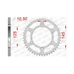 Заден Стоманен Зъбак 46 Зъба/ 520 Yamaha MT03 06-13, XT660R/X 04-16, XT660Z Tenere 08-16