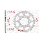 Заден Стоманен Зъбак 41 Зъба/ 520 Suzuki GZ250 99-08, TU250X Volty 95-00