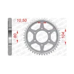Заден Стоманен Зъбак 46 Зъба/ 530 Kawasaki ZRX1200R 01-08, ZX1200R 00-06, ZZR1200 02-05, ZX9R 94-01