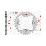 Заден Стоманен Зъбак 38 Зъба/ 520 Honda TRX450R 04-14, TRX400 99-15, TRX300EX 93-08
