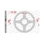 Заден Стоманен Зъбак 520 KTM 125 Duke 11-13, 200 Duke 12-13; Honda VT125C 99-08, XL125V 00-16