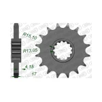 Преден зъбак 15 Зъба/ 530 Honda CB1000R 09-16, CBR1000RR 04-16, VF/VFR750, VTR1000