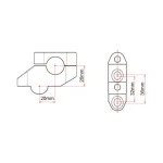Kонзола за повдигане на кормило 22.2 мм. с offset 20 мм. - Image 5