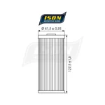 Маслен филтър ISON158 KTM - Image 2