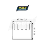 Маслен филтър ISON163 BMW - Image 2