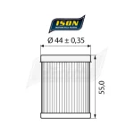 Маслен филтър ISON972 Suzuki, Yamaha - Image 2