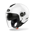Скутерска каска Helios White Gloss