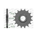 Преден зъбак 525 Yamaha R6 06-20, R6 Race 22-24