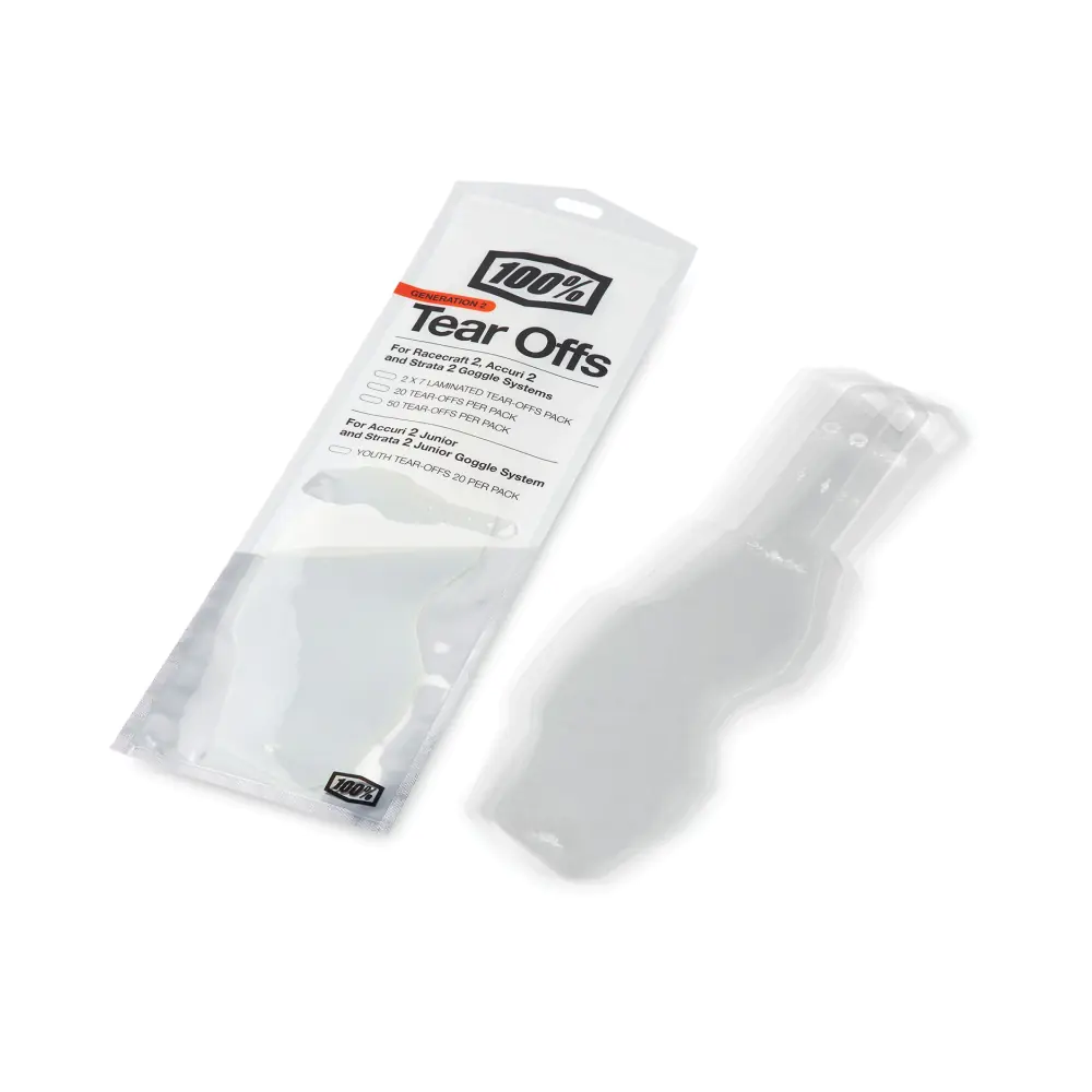 662415-100-percent-standard-tear-offs-51018-101-20-1-2.webp Флипери за очила 20бр 100% Gen2 Racecraft2; Accuri2; Strata2 - Image 1