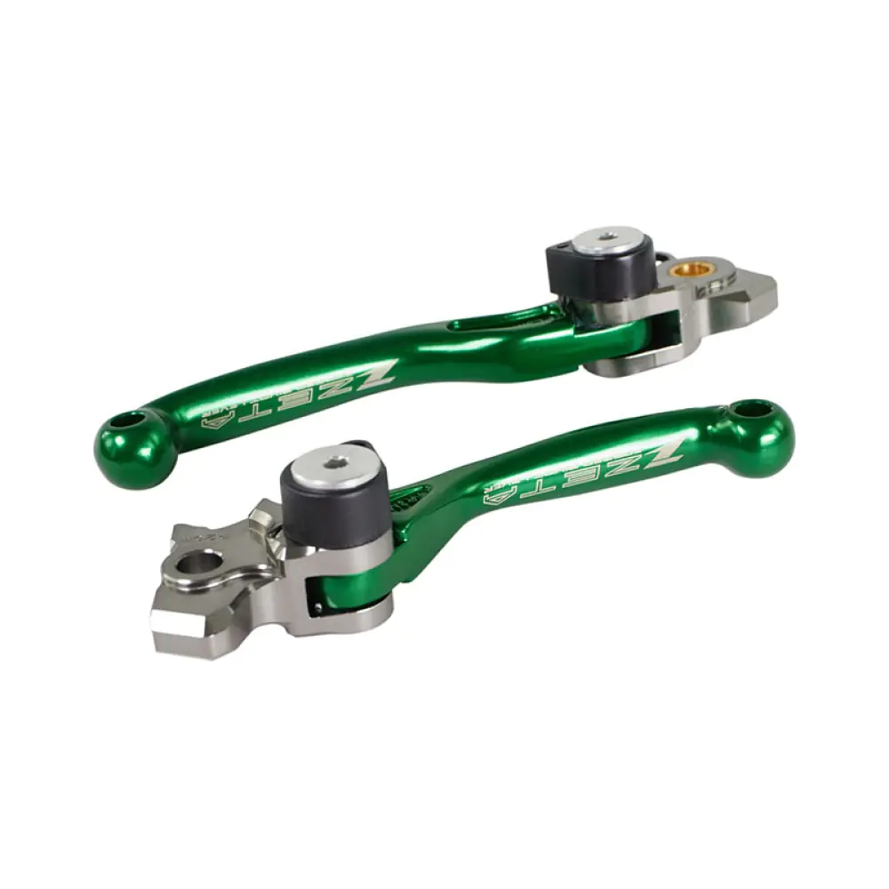 663165-drc-zeta-pivot-lever-set-fp-zE44-1114-1-2.webp Комплект ръчки съединител и спирачка Kawasaki KX250F 13-20, KX450F 13-18 - Image 1