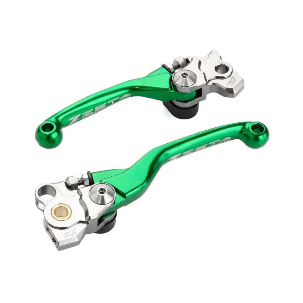 663166-drc-zeta-pivot-lever-set-fp-zE44-1124-1-2.webp Комплект ръчки съединител и спирачка Kawasaki KX250F 21-26, KX450F 19-23 - Image 1