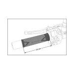 Дръжки Hi-Tech Racing 123 мм. Blue - Image 3