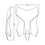 Слюда Touring KTM 390 Adventure 20-24 Clear - Image 3