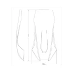 Слюда Touring Honda X-ADV 750 21-26 Smoke - Image 2