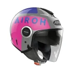 Скутерска каска Helios Up Pink Grey Gloss - Image 2