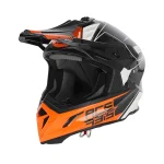 Каска Steel Carbon White/Orange