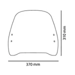 Слюда Traffic Kymco People 125I/300I 10-18' Smoke - Image 3