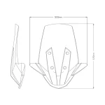 Слюда V-Tech Line Touring BMW C400X 19-24 Clear - Image 2