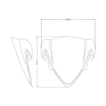 Слюда Z-Racing Suzuki GSX-R1300 Hayabusa 21-26 Clear - Image 2