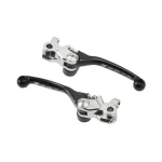 Комплект ръчки съединител и спирачка Braktec Gas Gas EC/EC-F 21-26; Husqvarna FE/TE 22-24 Black - Image 2