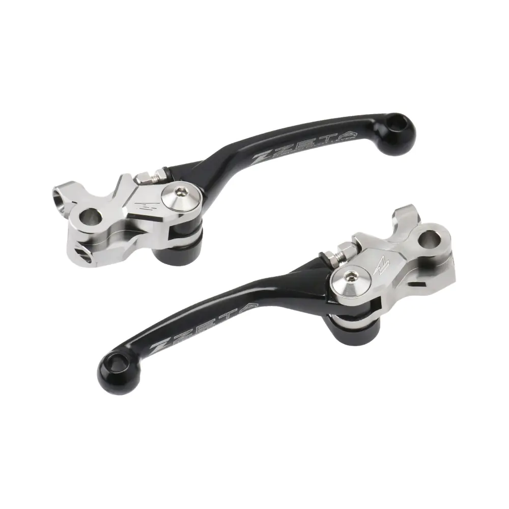 679209-zeta-pivot-lever-set-fp-bractec-ze44-4171-2-2.webp Комплект ръчки съединител и спирачка Braktec Gas Gas EC/EC-F 21-26; Husqvarna FE/TE 22-24 Black - Image 1