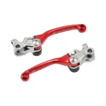Комплект ръчки съединител и спирачка Braktec Gas Gas EC/EC-F 21-26; Husqvarna FE/TE 22-24 Red