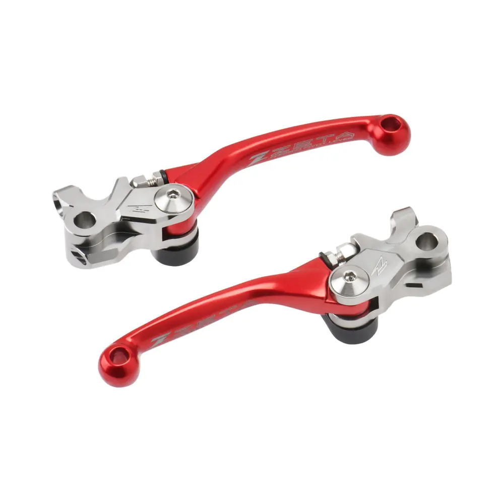 679210-zeta-pivot-lever-set-fp-bractec-ze44-4173-1-2.webp Комплект ръчки съединител и спирачка Braktec Gas Gas EC/EC-F 21-26; Husqvarna FE/TE 22-24 Red - Image 1