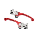 Комплект ръчки съединител и спирачка Braktec Gas Gas EC/EC-F 21-26; Husqvarna FE/TE 22-24 Red - Image 2