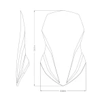 Слюда Touring Honda NC750X 21-24 Clear - Image 2