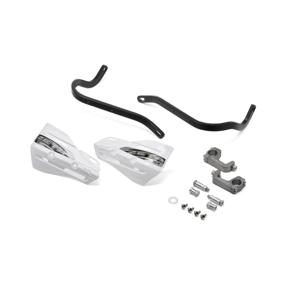 680532-zeta-armor-handguard-xc-kit-28-2.webp Предпазители за кормило Armor XC 28.60mm U-Clamp Бял - Image 1