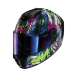 Каска Spartan RS Shaytan Black Green Purple