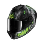 Каска Spartan RS Shaytan Black Green