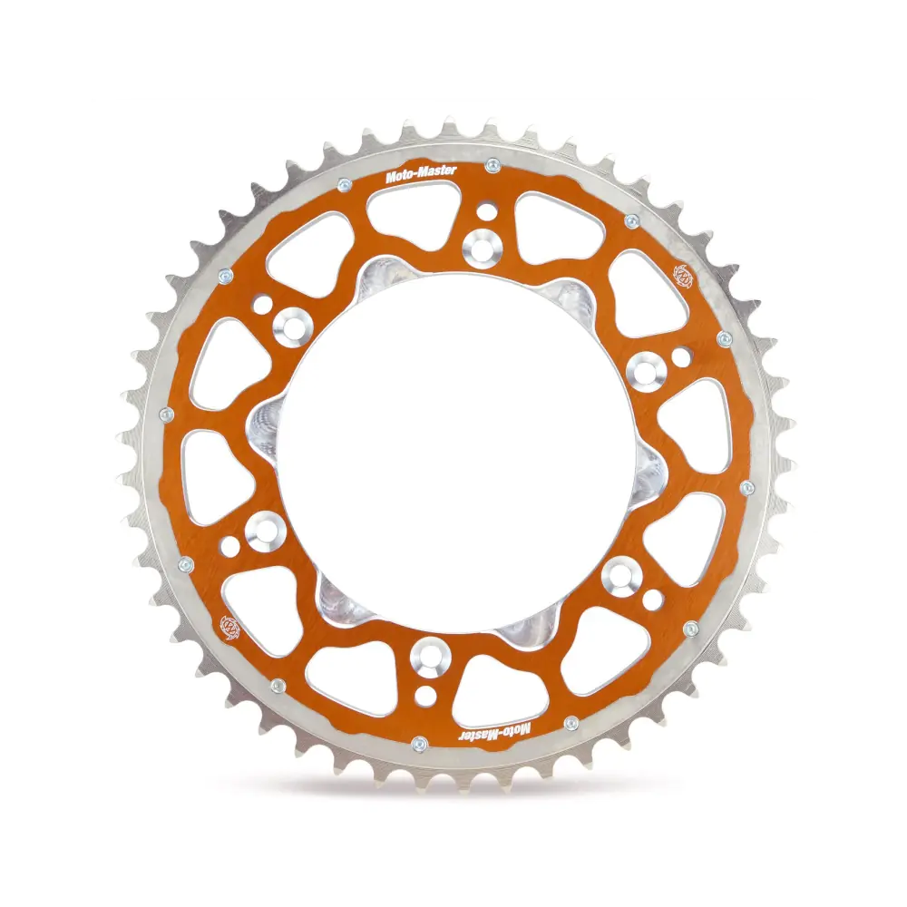 681663-moto-master-fusion-dual-ring-rear-sprocket-6200735-1-2.webp Заден двукомпонентен зъбак Fusion за KTM, Husqvarna, Gas Gas оранжев - Image 1