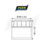 Маслен филтър ISON138 Suzuki - Image 2