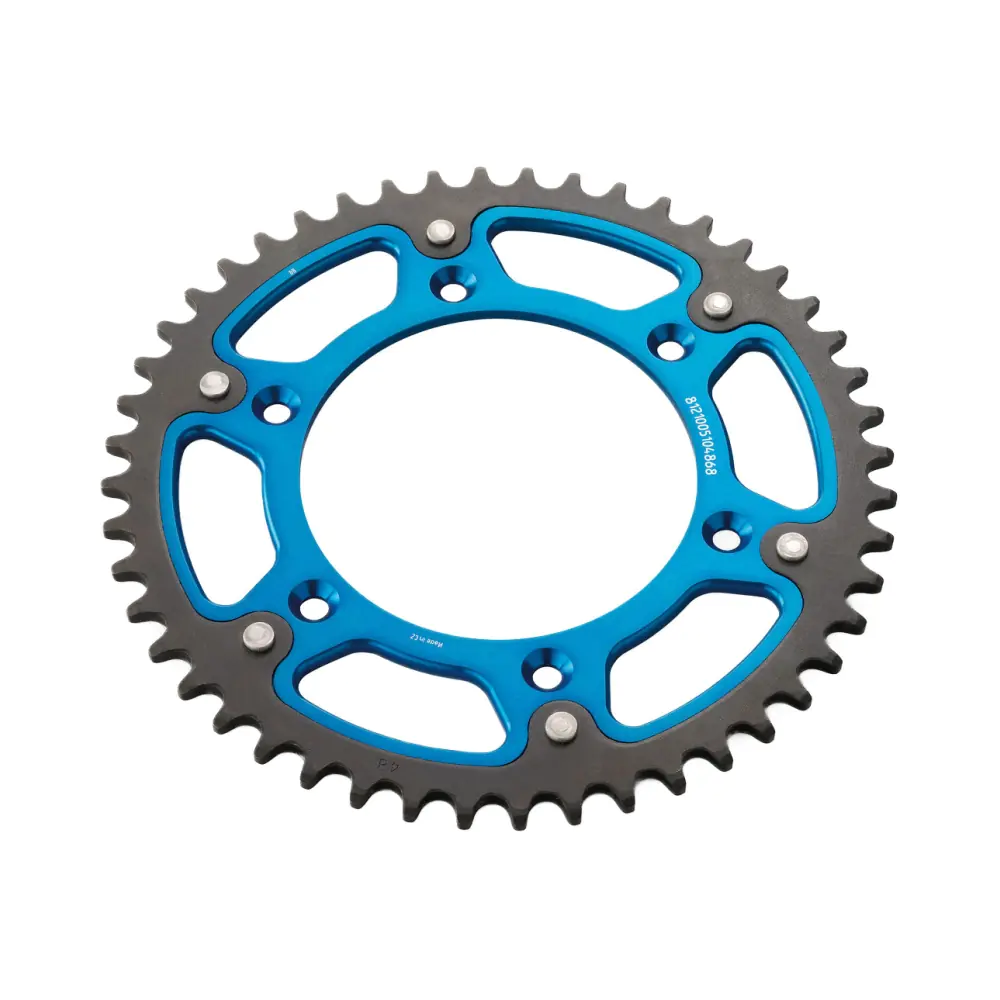 688815-ktm-husqvarna-gas-gas-supersprox-stealth-rear-sprocket-blue-oem-8131095105168-1-2.webp Заден двукомпонентен зъбак Supersprox Stealth 51 зъба KTM, Husqvarna, Gas Gas Син - Image 1