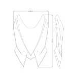 Слюда New Generation Sport Kawasaki H2 Z1000 20-26, H2 Z1000 SE 21-26 Clear - Image 3