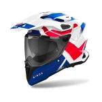 Каска Commander 2 Reveal Blue Red Gloss