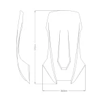 Слюда Sport Honda 750 X-ADV 21-26 Black - Image 3