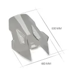 Слюда Touring Suzuki DL1050 V-Strom 20-25 Clear - Image 3