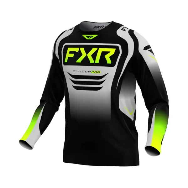 Тениска Clutch Pro MX25 Black Grey HiVis